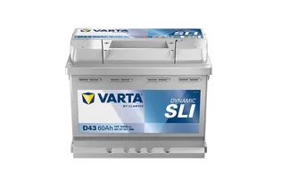 Varta Dynamic SLI D43 60 A/h 540 A L+ 242x175x190 мм