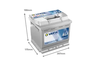 Varta Dynamic SLI C22 52 A/h 470 A R+ 207x175x190 мм