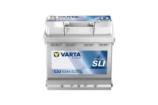 Varta Dynamic SLI C22 52 A/h 470 A R+ 207x175x190 мм