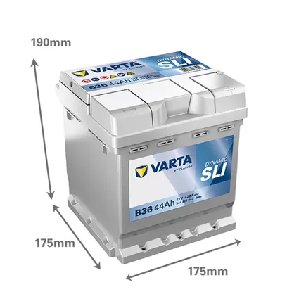 Varta Dynamic SLI B36 44 A/h 420 A R+ 175x175x190 мм