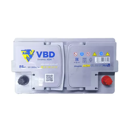 VBD AGM 85 A/h 800 А R+ 315x175x190 мм