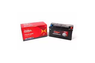 MOLL AGM 6-QTF-105 105 A/h 950 A R+ 393x175x190 мм