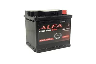 Alfa AGM 50 A/h 570 А R+ 207x175x190 мм