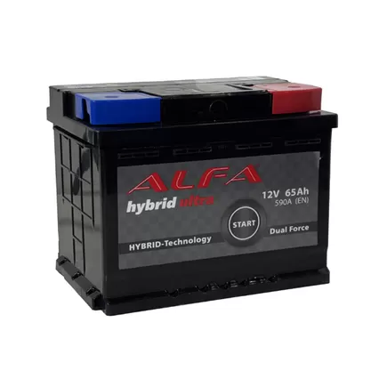 ALFA Hybrid 65 A/h 590 A R+ 242x175x190 мм