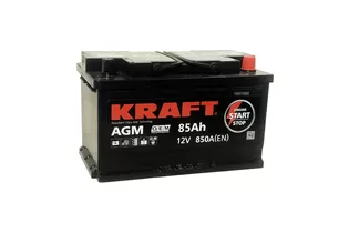 Kraft AGM 85 A/h 850 А R+ 315x175x190 мм