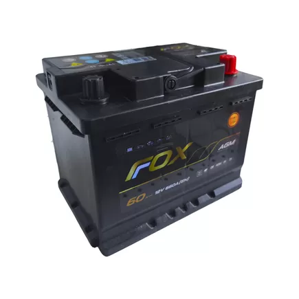 Fox AGM 60 A/h 660 A R+ 278x175x190 мм