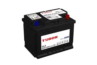 Tubor AGM 60 A/h 660 A R+ 333x175x190 мм