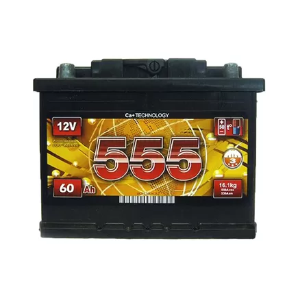 555 60 A/h 540 A R+ 242x175x190 мм