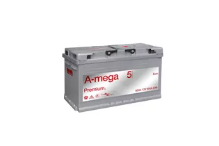 A-MEGA Premium 100 A/h 950 А R+ 353x175x190 мм