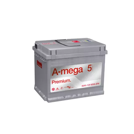 A-mega Premium 60 A/h 600 A L+ 242x174x190 мм