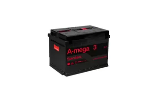 A-mega Standard 61 A/h 510 A R+ 242x175x175 мм (низкий)
