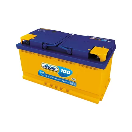 AKOM 100 A/h 920 А L+ 6CT-100 355x177x190 мм