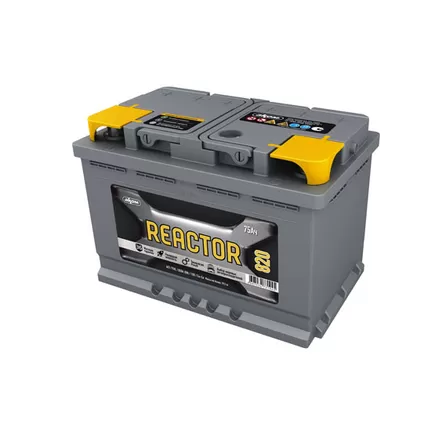 AKOM Reactor 75 A/h 820 A R+ 6CT-75 Евро 278x175x190 мм