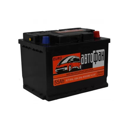 AKOM Автофан 55 A/h 420 А R+ 242x175x190 мм