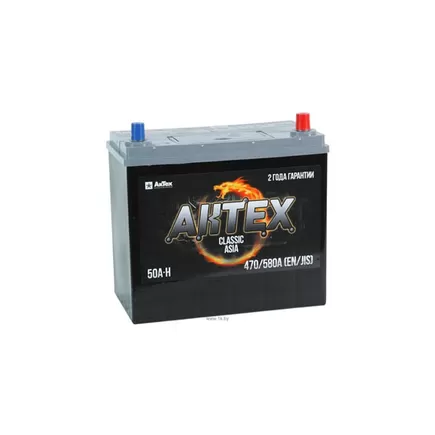 AkTex Classic Asia 50 A/h 470 A R+ 238x129x220 mm