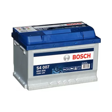 Bosch S4 007 72 А/h 680 A R+ (572 409 068) 278x175x175 мм