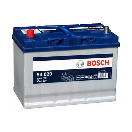 Bosch S4 029 Asia 95 А/h 830 A L+ 306x173x225 мм