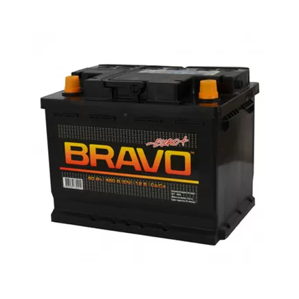 BRAVO 60 A/h 480 A 6СТ-60 R+ 242x175x190 мм