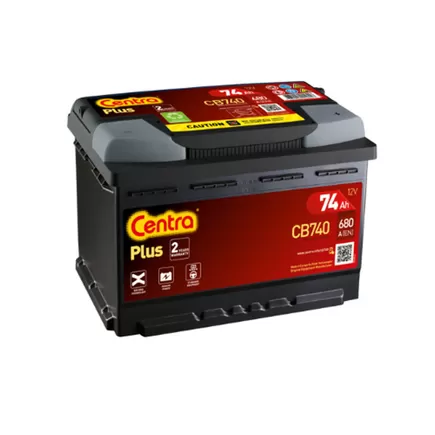 Centra Plus CB740 74 A/h 680 A R+ 278x175x190 мм